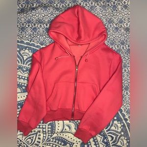 SHEIN cropped hoodie